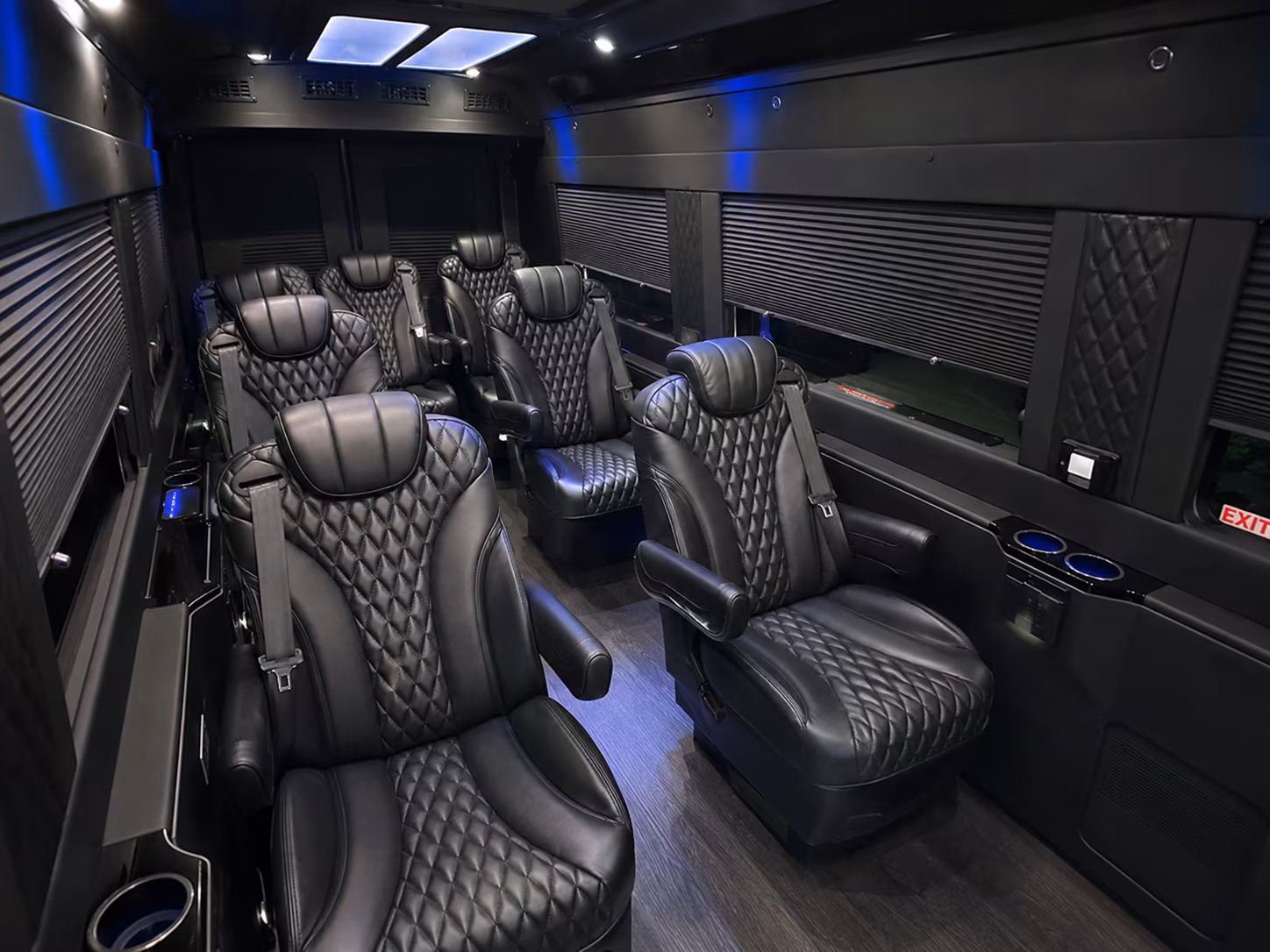 Irvine Airport Shuttle & Transportation party bus exterior