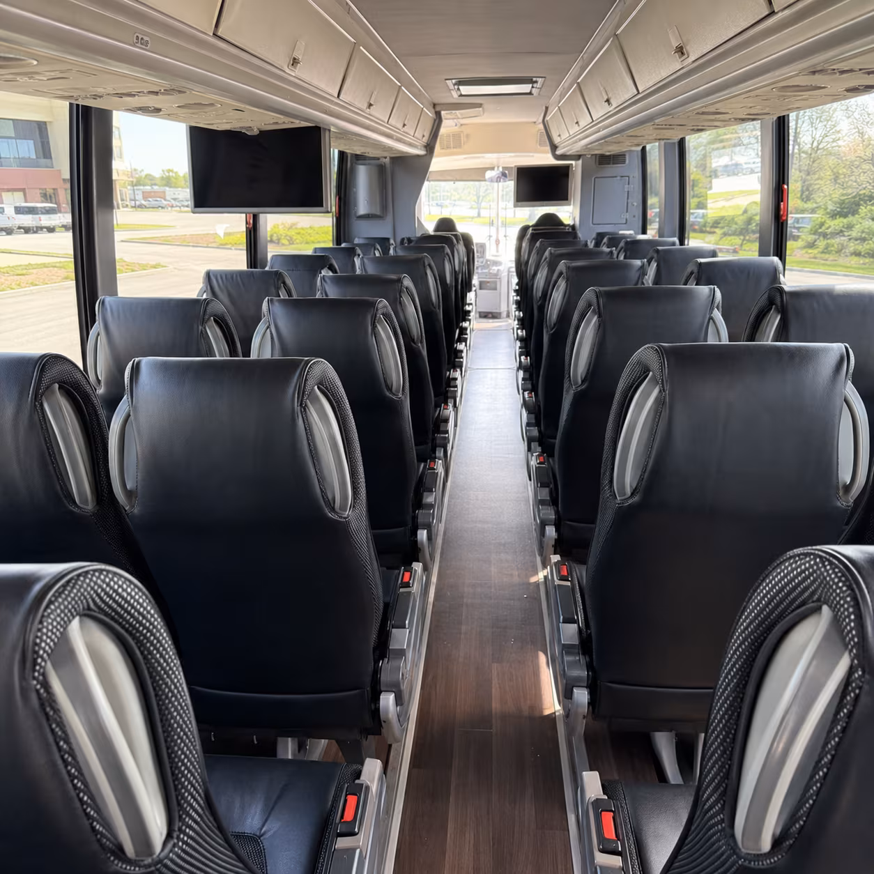 Irvine Airport Shuttle & Transportation party bus exterior