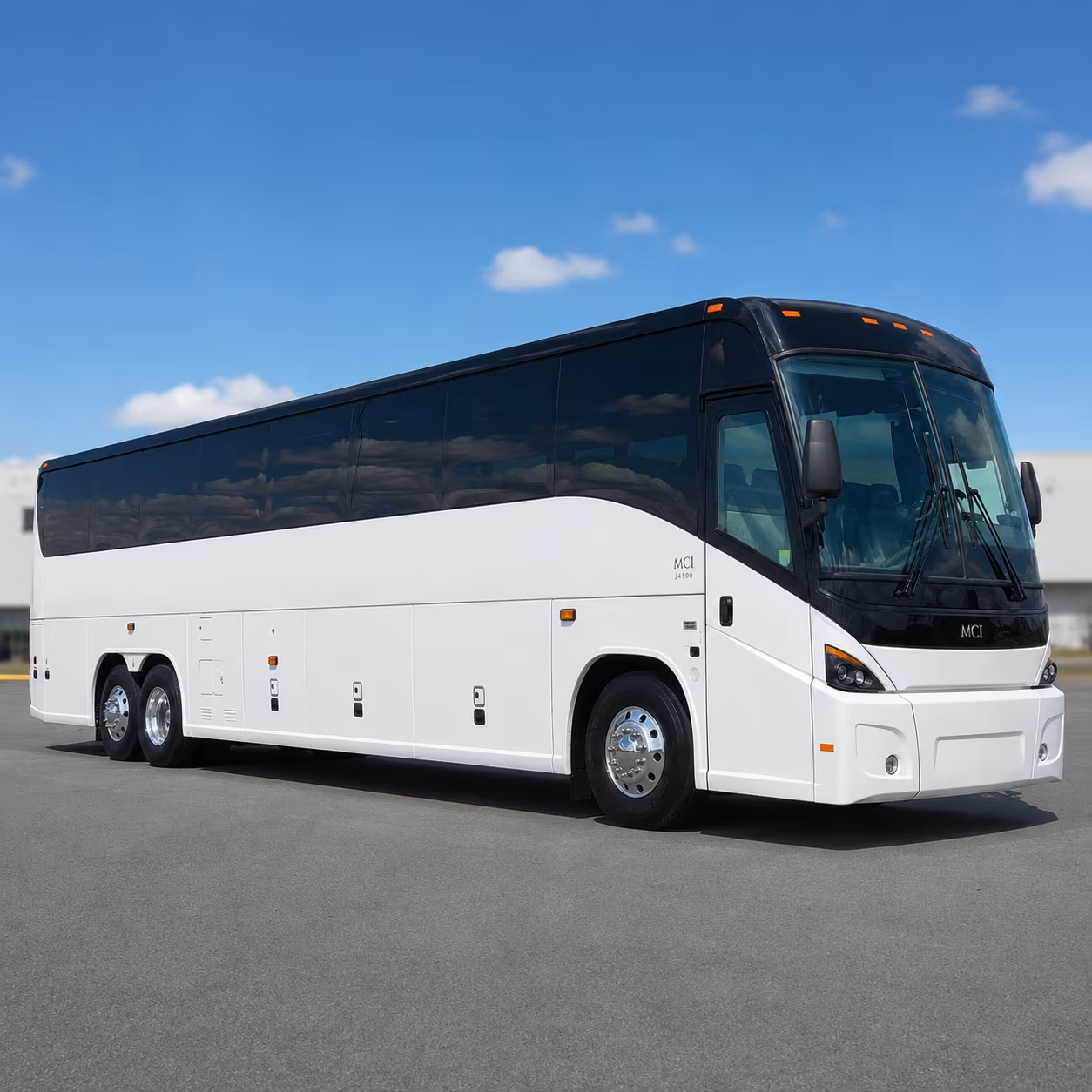 Irvine Airport Shuttle & Transportation party bus exterior