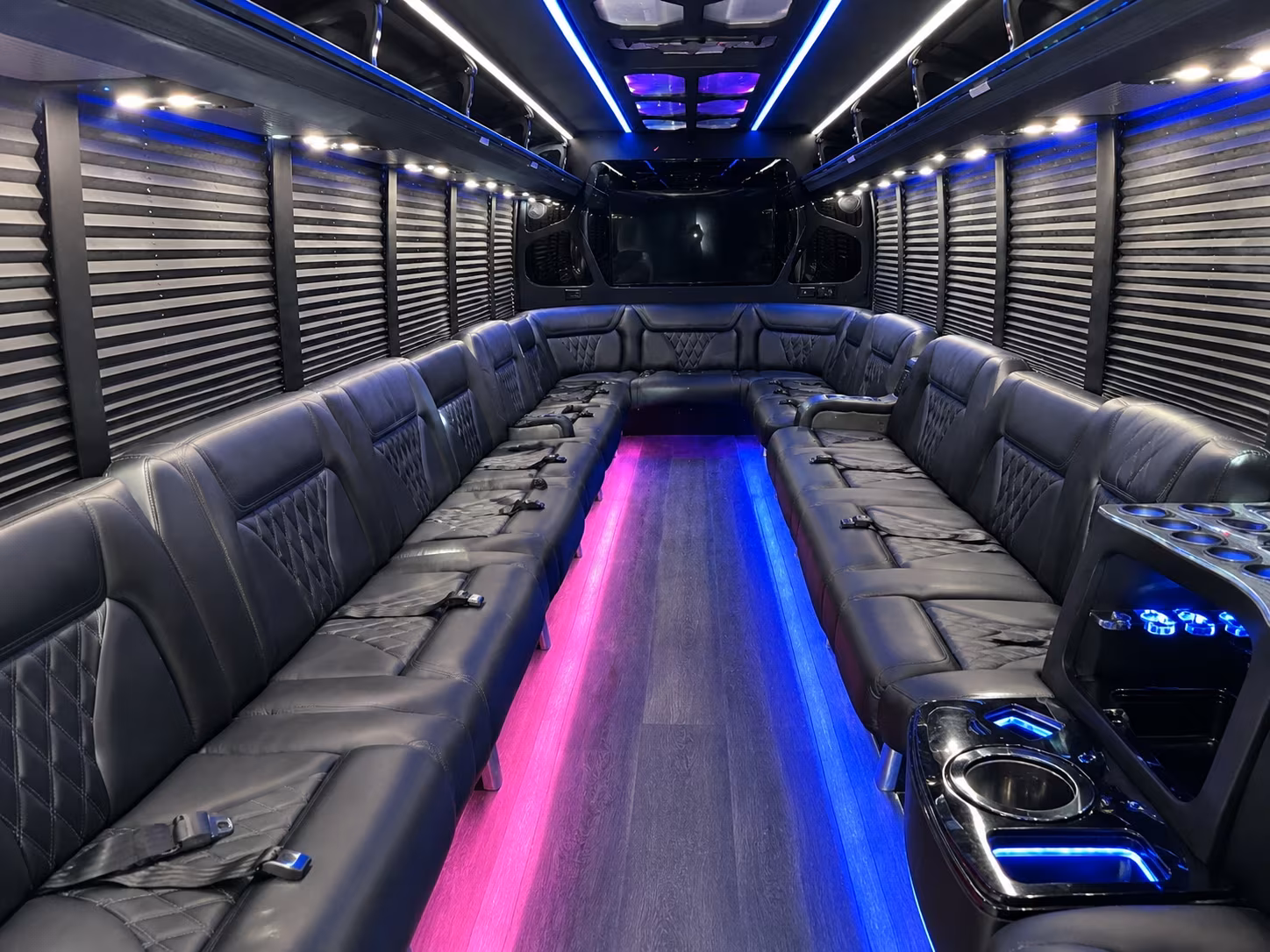 Irvine Bachelor & Bachelorette Transportation party bus exterior
