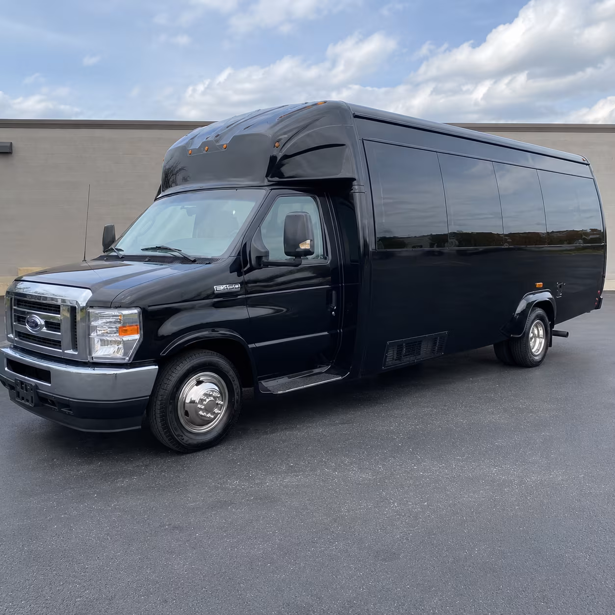 Irvine Concert & Music Festival Transportation party bus exterior