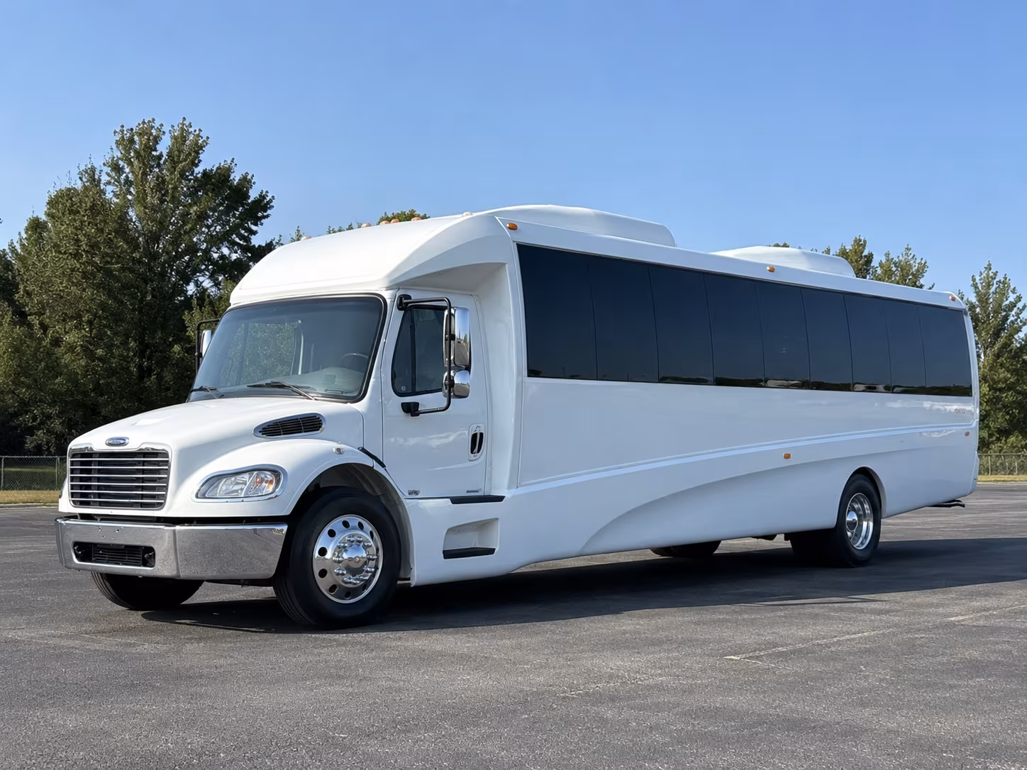 Irvine Concert & Music Festival Transportation party bus exterior