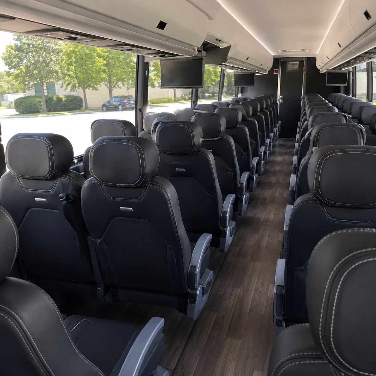 Irvine Corporate Transportation party bus exterior