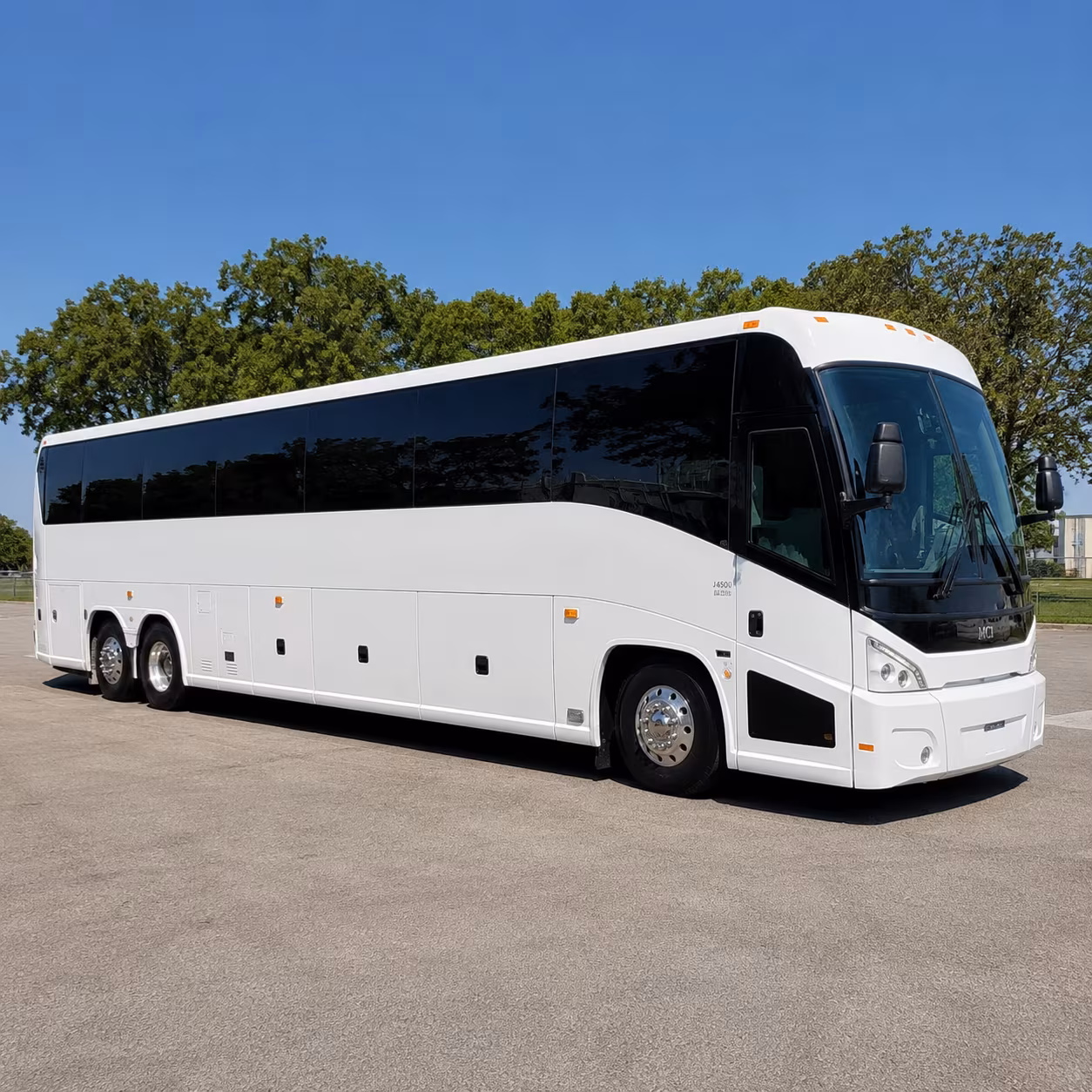 Irvine Corporate Transportation party bus exterior