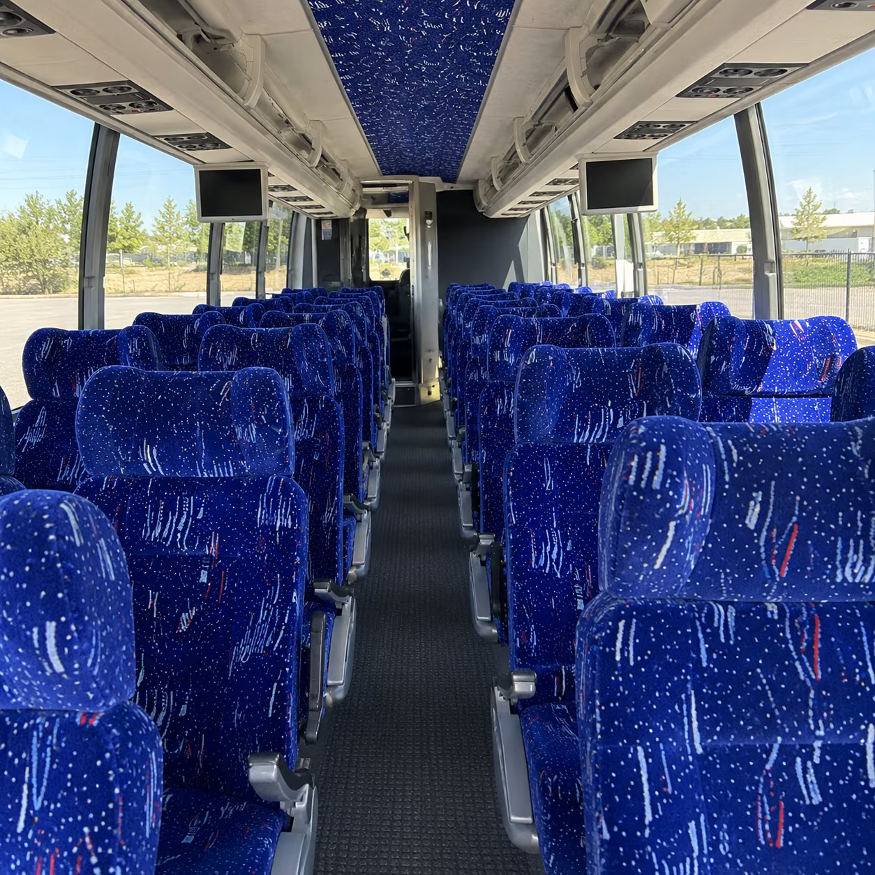 Irvine Corporate Transportation party bus exterior