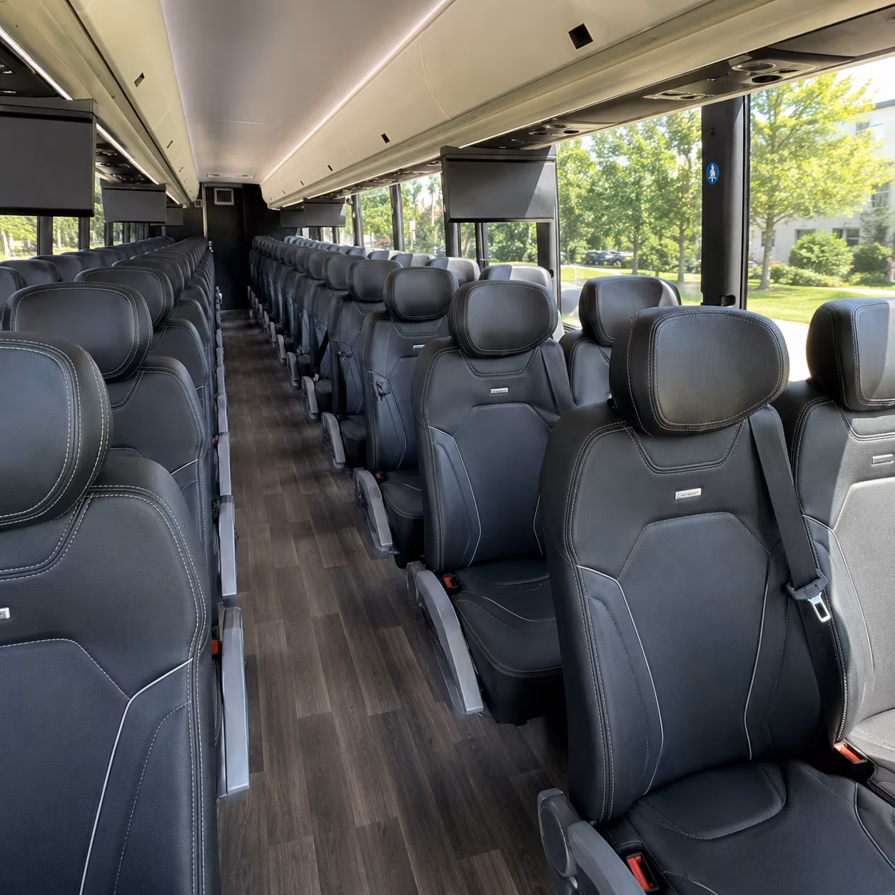 Irvine Corporate Transportation party bus interior