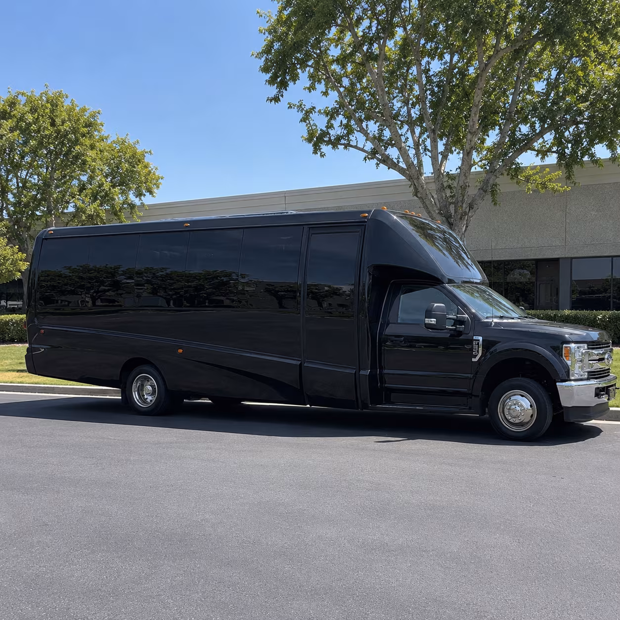 Irvine Prom & Homecoming Transportation party bus exterior
