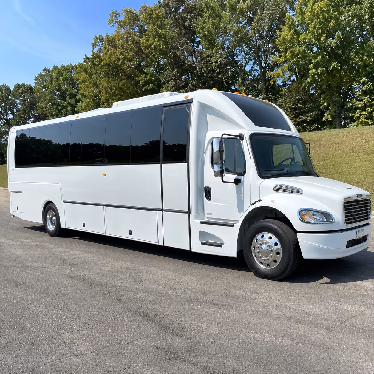 Irvine Prom & Homecoming Transportation party bus exterior
