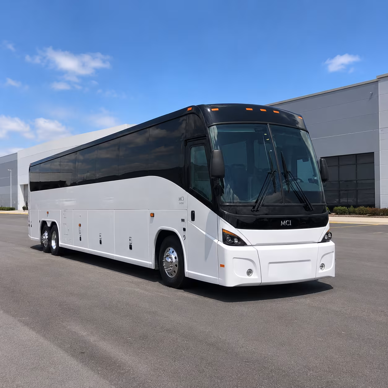 Irvine School Event Transportation party bus exterior