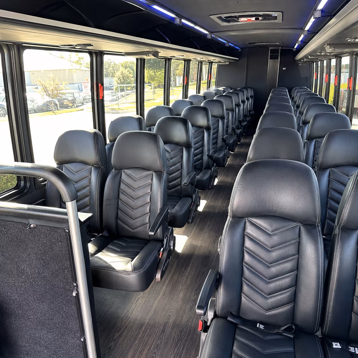 Irvine School Event Transportation onboard seating