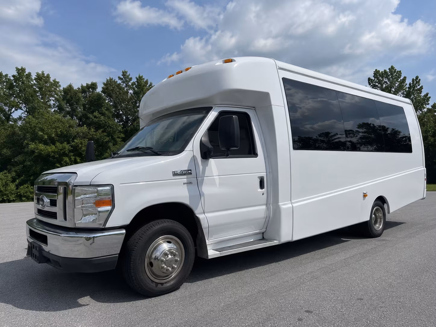 Irvine Sporting Event Transportation party bus exterior
