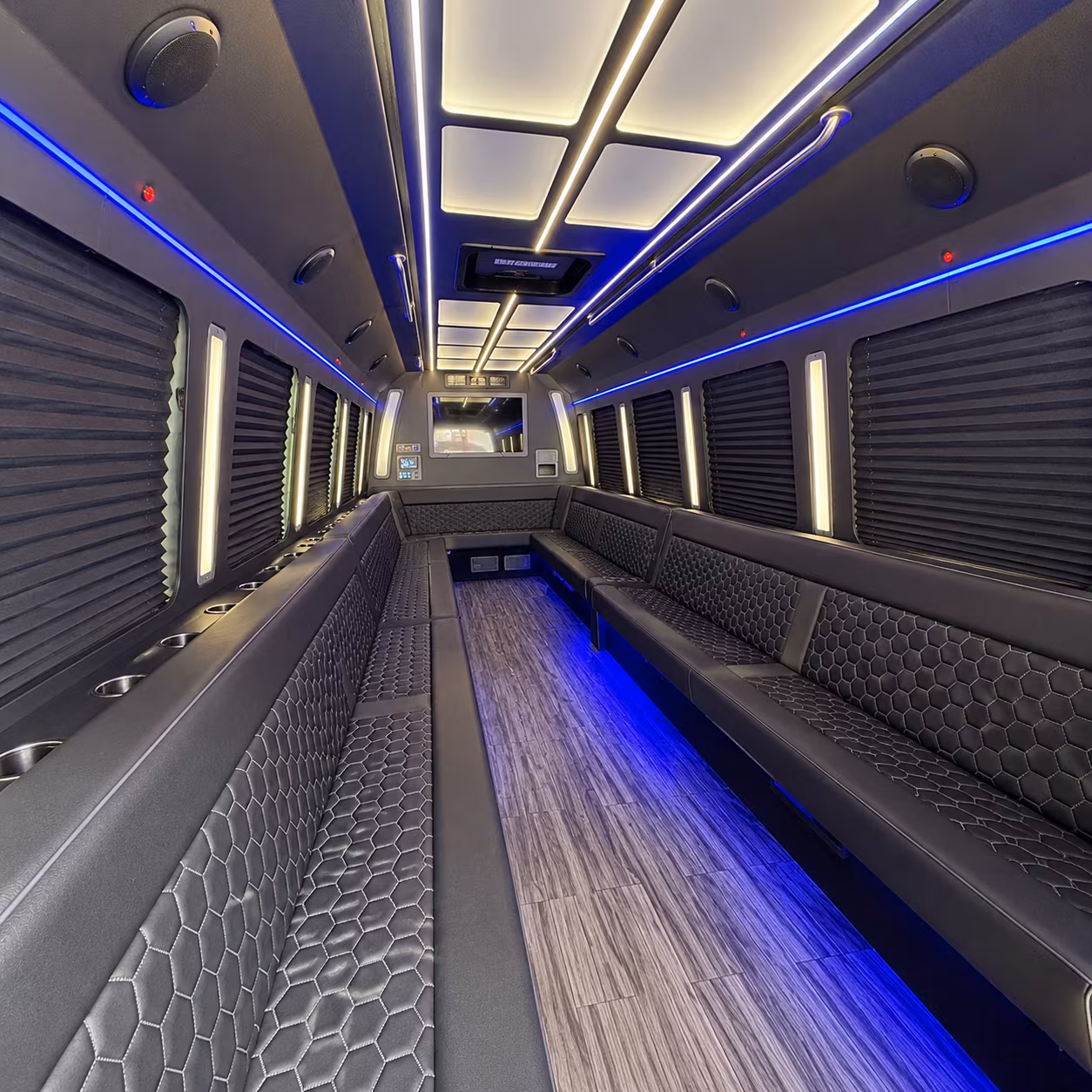 Irvine Sporting Event Transportation onboard seating