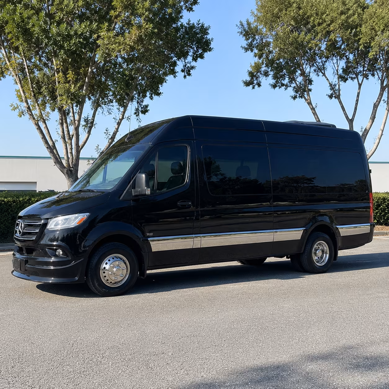 Sprinter Van Rental with Driver Exterior